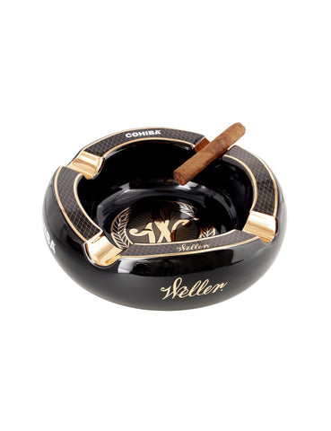 Weller By Cohiba 4-Cigar Ashtray (Black)