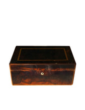 Load image into Gallery viewer, Dunhill Antique Burl Wood Table Top Humidor (Pre-Owned)