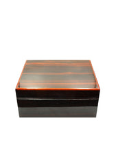Load image into Gallery viewer, Savoy Ebony Macassar Table Top Humidor (Pre-Owned)