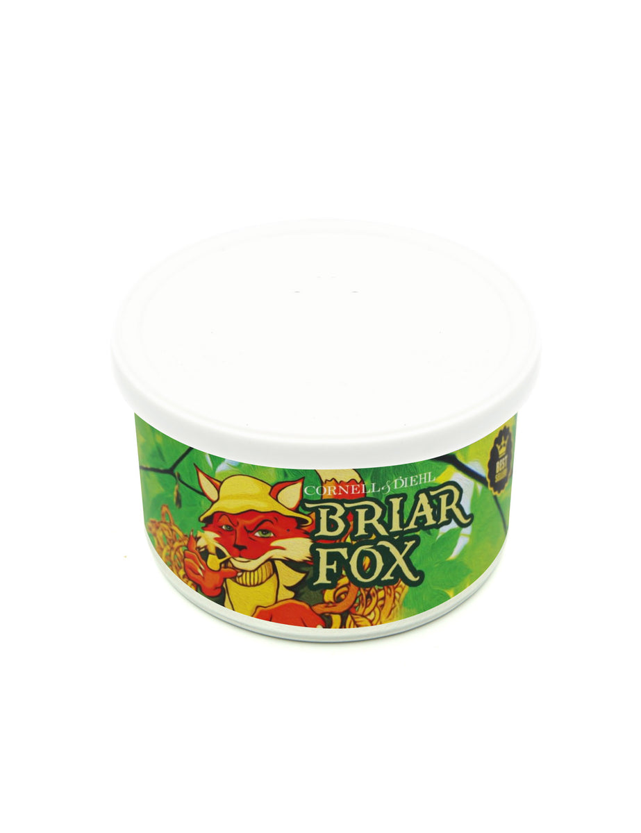 Cornell & Diehl Briar Fox Pipe Tobacco 2 oz. Humidor Manila