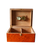 Load image into Gallery viewer, Italian Walnut Table Top Humidor (Pre-Owned)