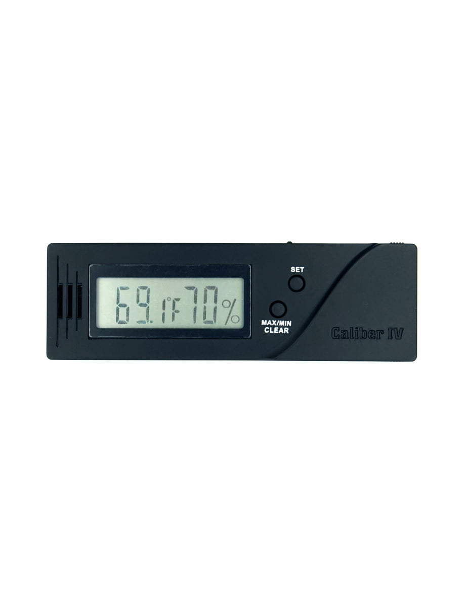 Caliber IV Digital Thermometer/Hygrometer Humidor Manila