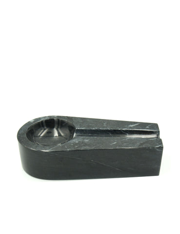 Marble Single Cigar Ashtray (Dark Gray)