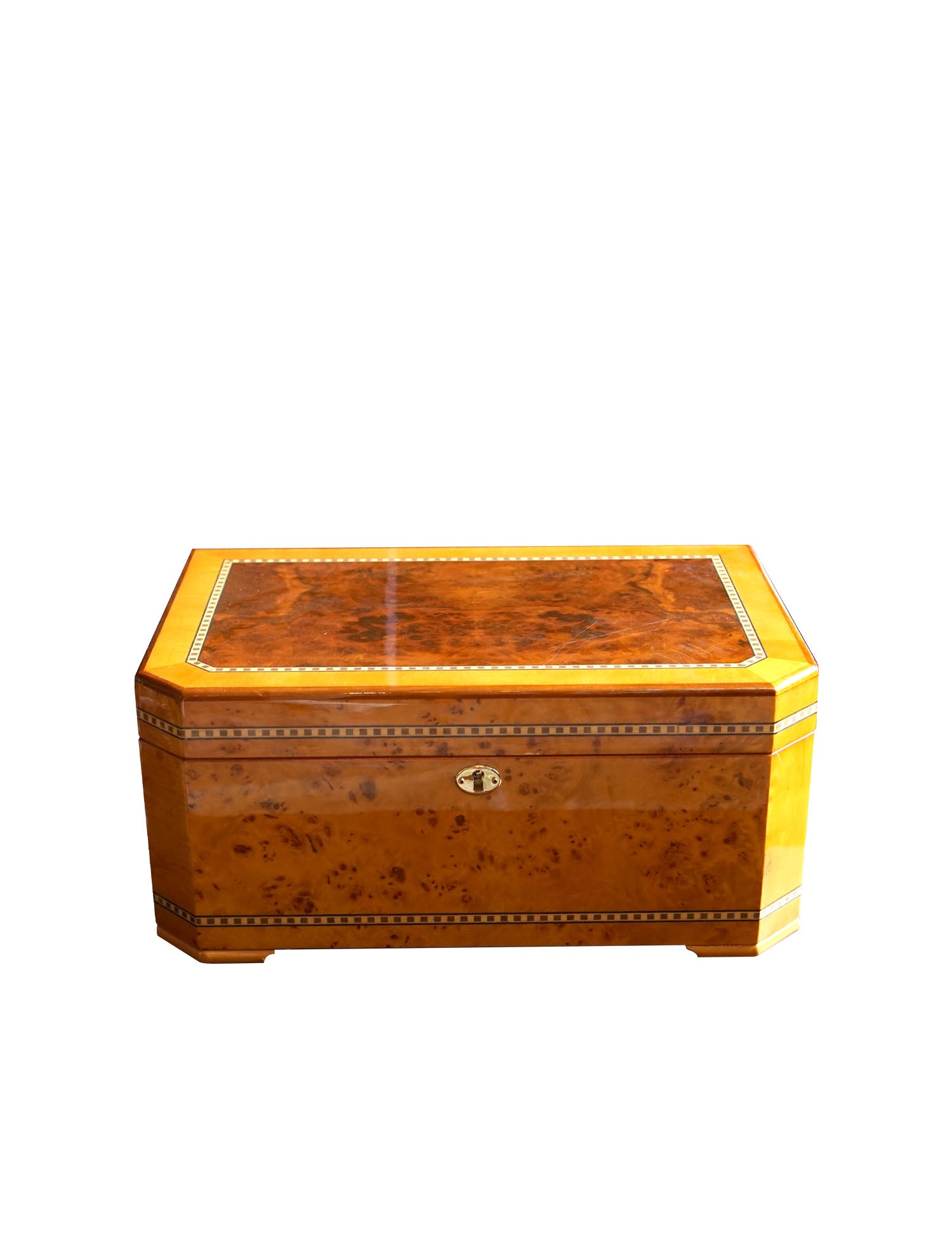 Cambria Exotic Walnut Table Top Humidor (Pre-Owned)