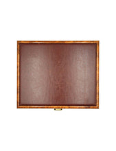 Load image into Gallery viewer, Mastro de Paja Walnut Leather Table Top Humidor (Pre-Owned)
