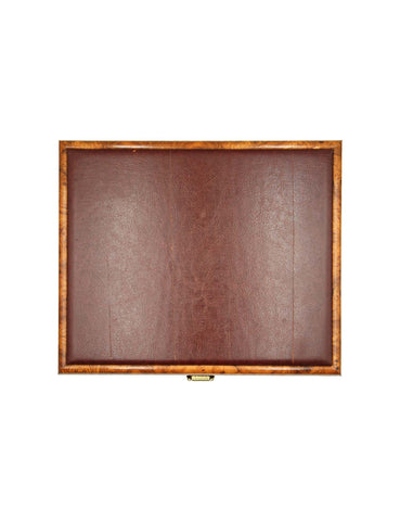 Mastro de Paja Walnut Leather Table Top Humidor (Pre-Owned)