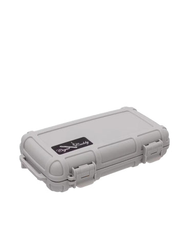 Cigar Caddy 5-Cigar Capacity Travel Humidor (Gray)