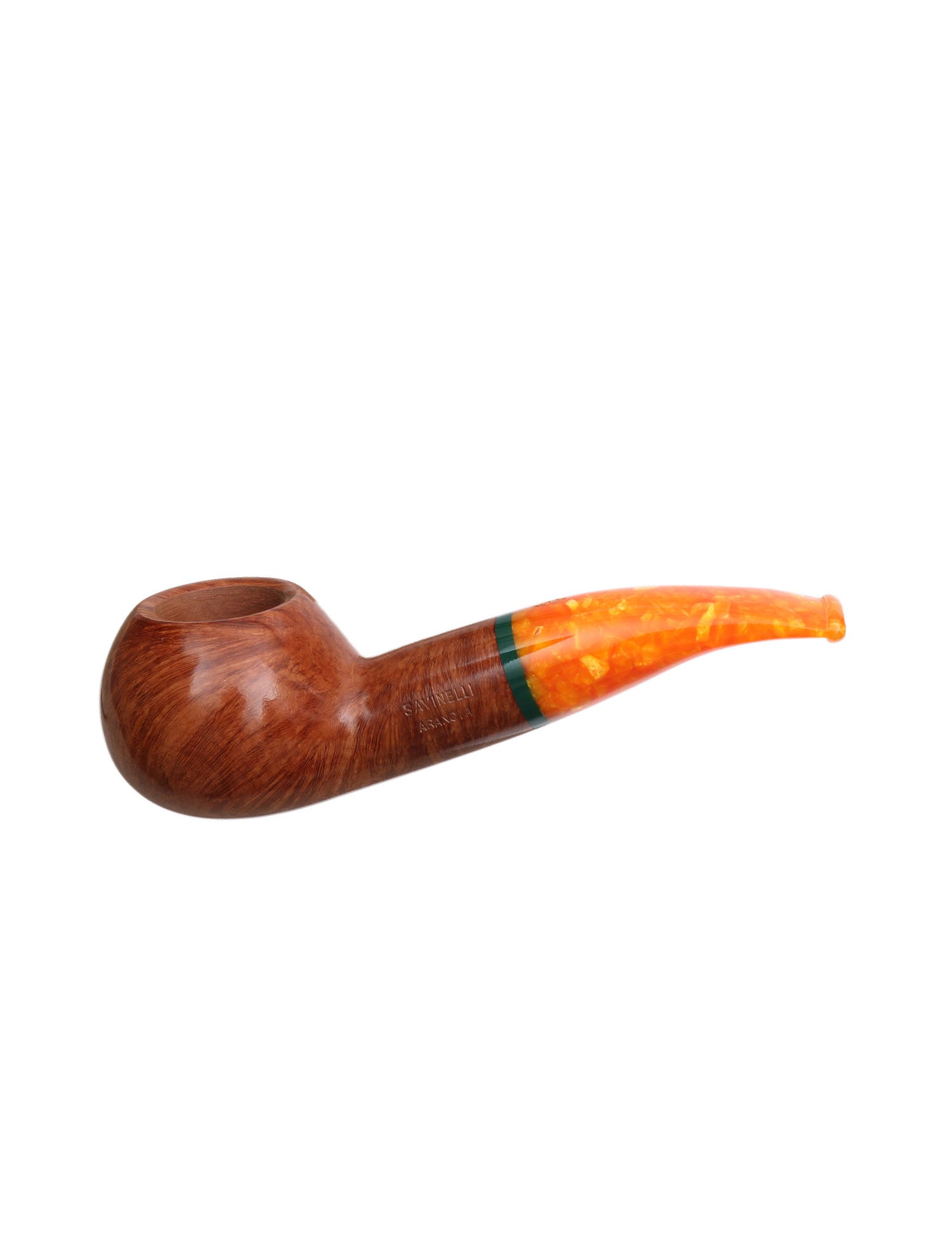 Savinelli Arancia 173 Smooth Brown 9mm. Tobacco Pipe