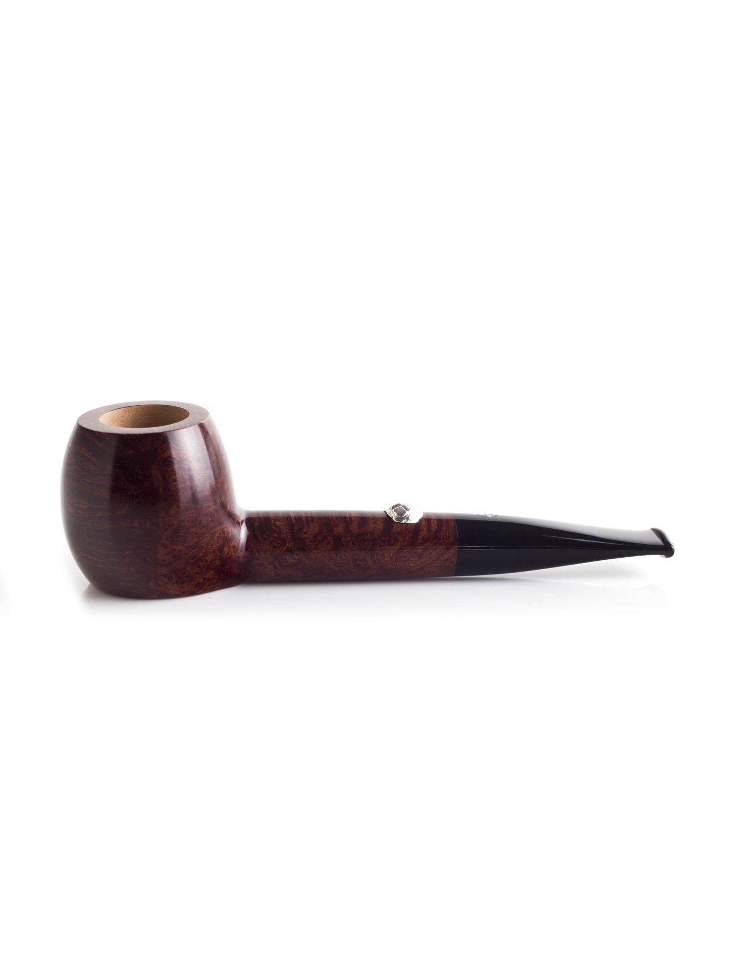 Savinelli Football Smooth Dark Brown 9mm. Tobacco Pipe