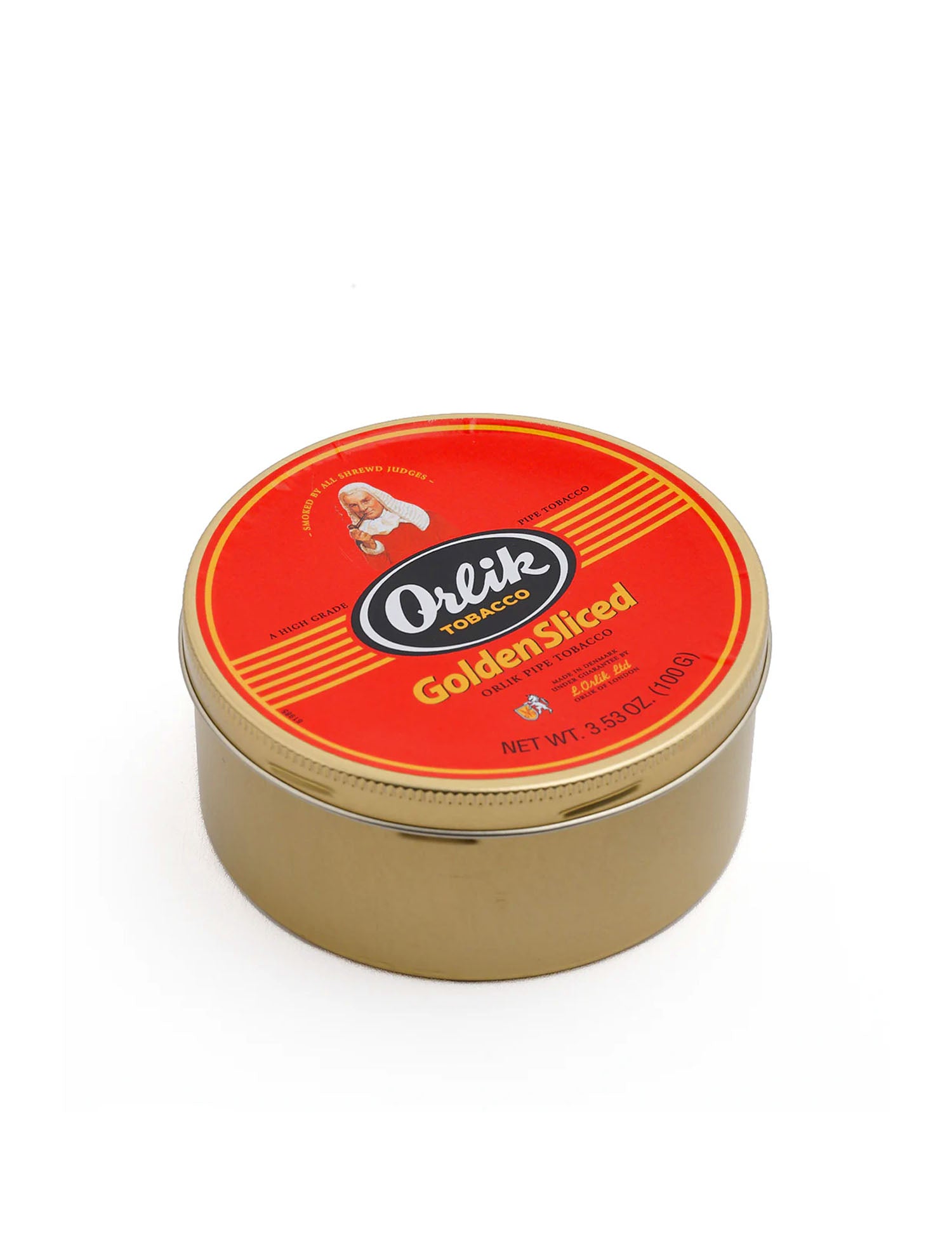 Orlik Golden Sliced Pipe Tobacco 100 g. Can
