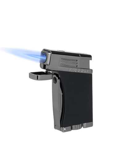 Palio Scorpius Single-Jet Lighter (Black/Gun Metal)