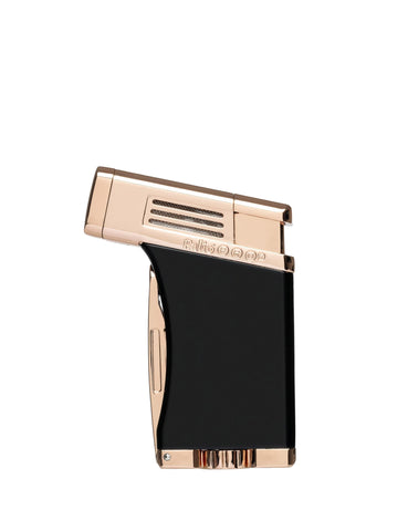 Palio Scorpius Single-Jet Lighter (Black/Rose Gold)