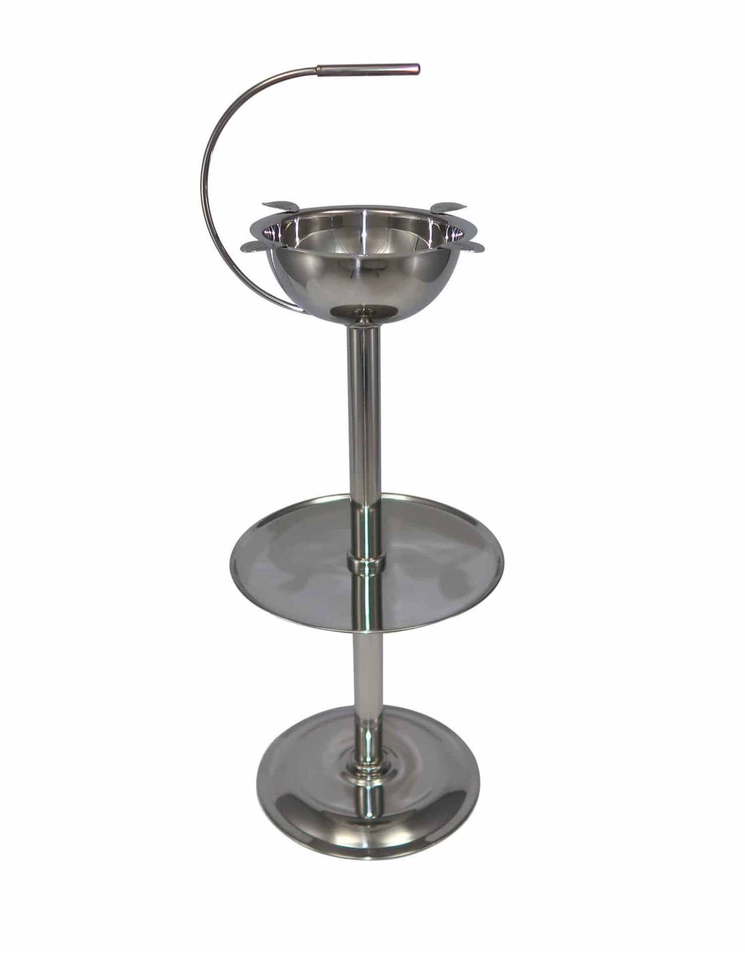 4-Cigar Floor Standing Ashtray (Stainless Steel)