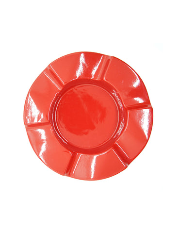 Wave Ceramic Ashtray (Red)