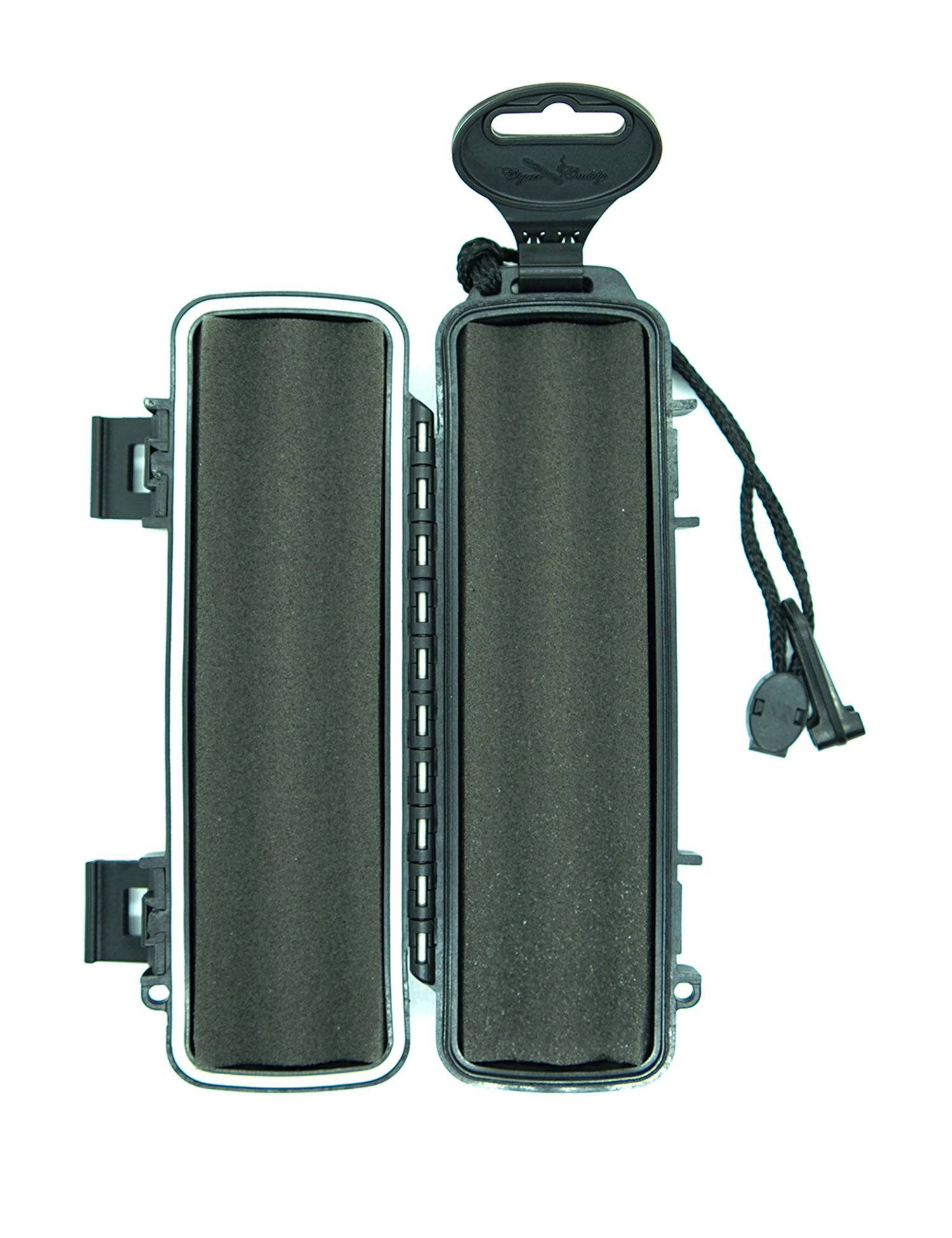 Cigar Caddy Two Count Travel Humidor (Black)