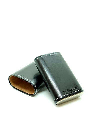 Xikar Envoy 3-Cigar Case (Black)