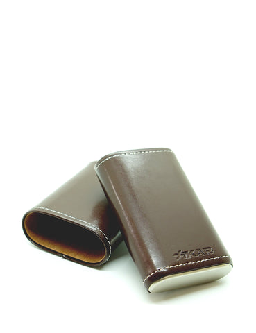 Xikar Envoy 3-Cigar Case (Cognac)